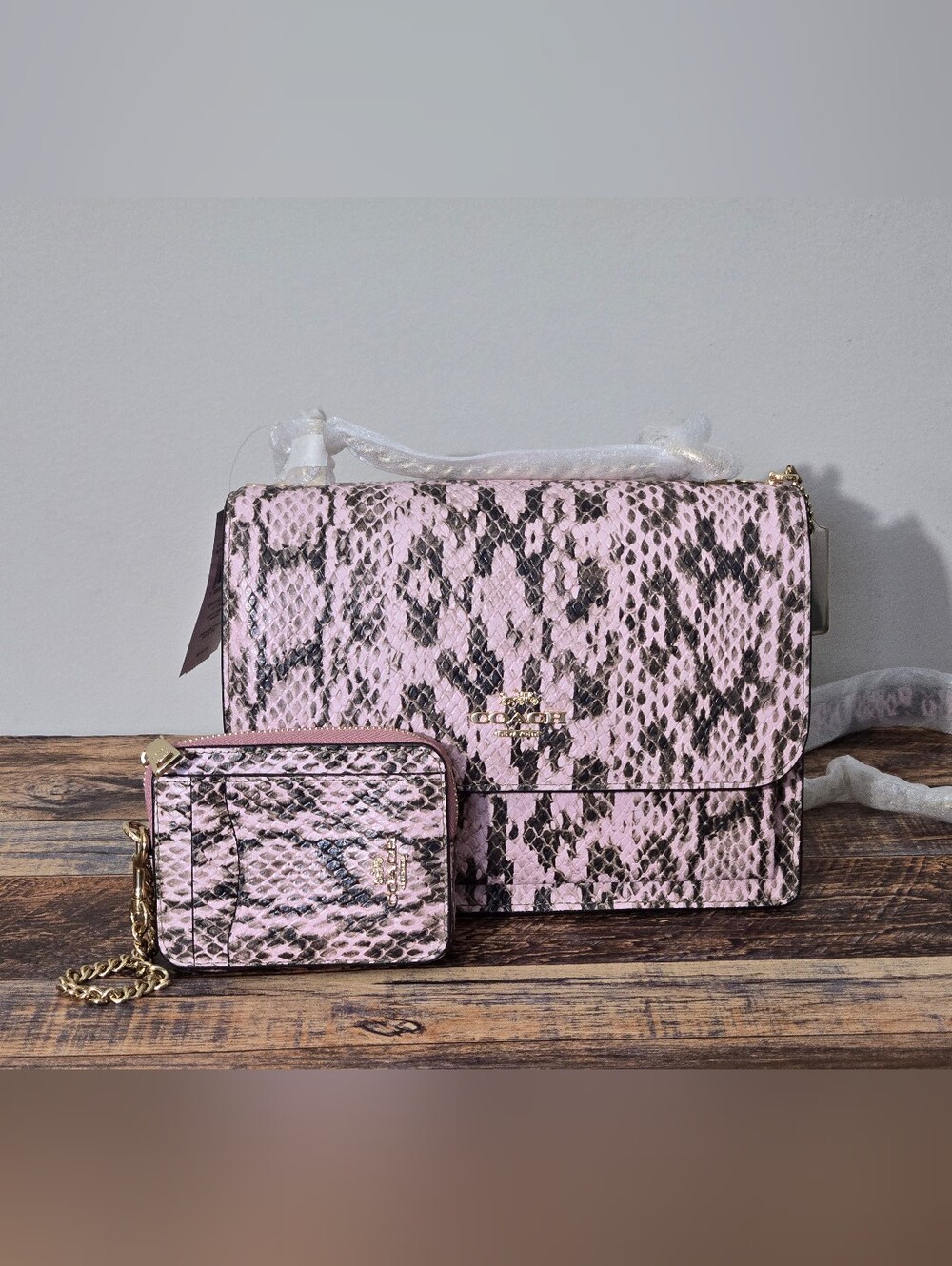 Coach Klare Crossbody Bag And Card Case Set